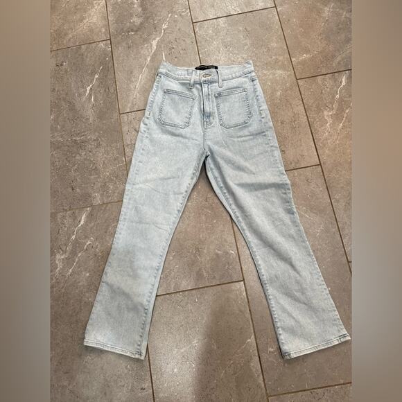 Veronica Beard High Rise Carly Kick Flare Jeans, size 27 - Picture 3 of 9